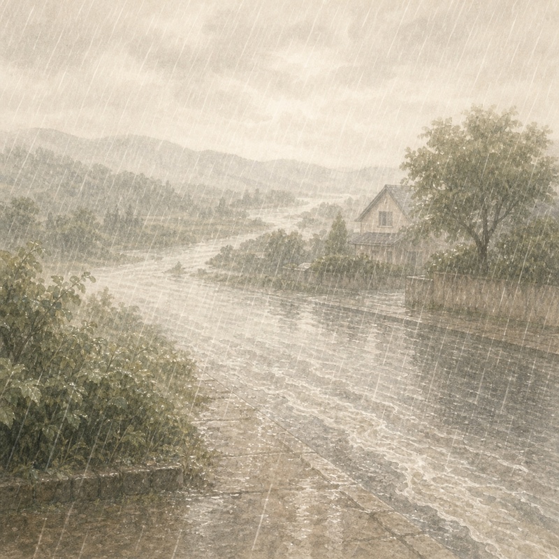 雨を1つの器や個体に限定しない rain のイメージ