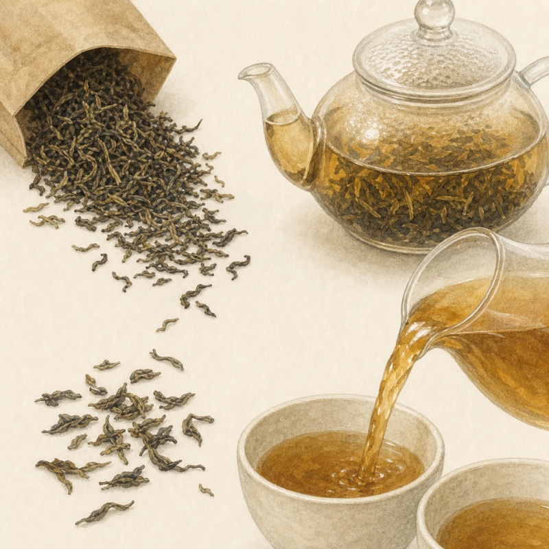 お茶を1つの器や個体に限定しない tea のイメージ